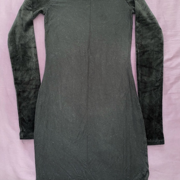Garage Black Long Sleeve Dress - Picture 2 of 7